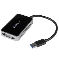 SCHEDA USB 3.0 A DVI CON HUB USB