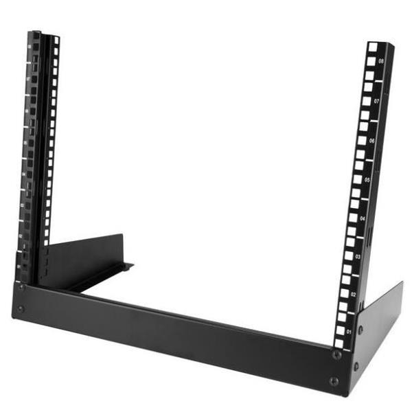 8U OPEN 2 BRACKET RACK