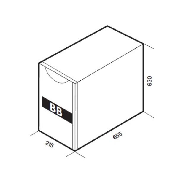 BATTERY BOX SEP 2200-3000 ER