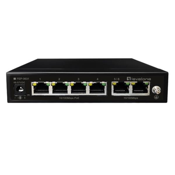 6-PORT FAST ETHERNET POE SWITCH