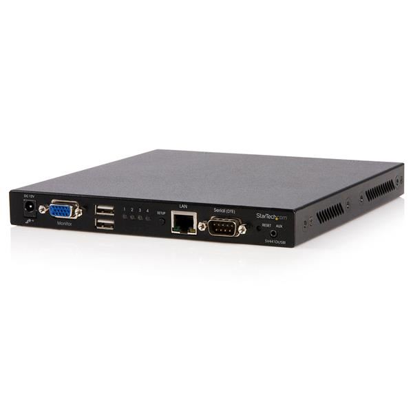 4-PORT USB IP VGA KVM SWITCH