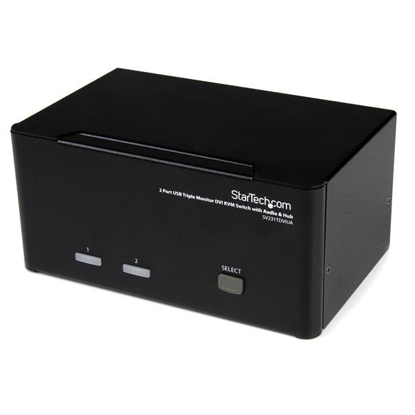 KVM SWITCH DVI USB TRIPLE MONITOR