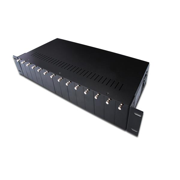 14 SLOT MEDIA CONVERTER CHASSIS
