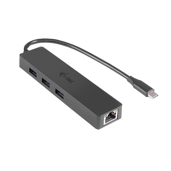 USB 3.1 TYPE C SLIMHUB 3 PORT ETHER
