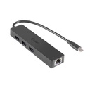 USB 3.1 TYPE C SLIMHUB 3 PORT ETHER