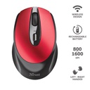 ZAYA WRL RECHARGEABLE MOUSE RED