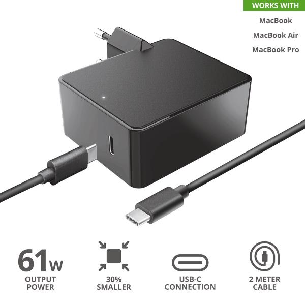 MAXO APPLE 61W USB-C LAPTOP CHARGER