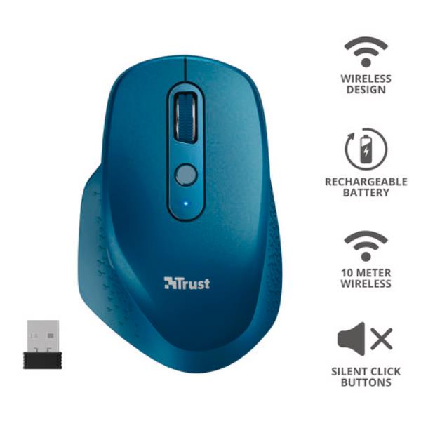 OZAA RECHARGEABLE S MOUSE BLUE