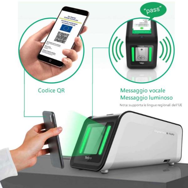 GREEN PASS VC19 + PRINTER