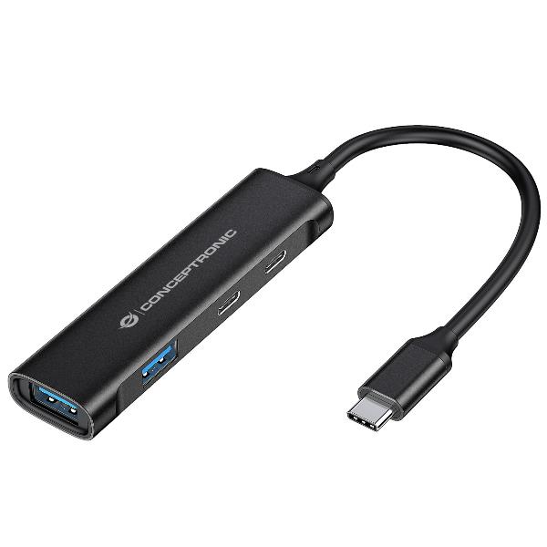 4-PORT USB 3.0 HUB  2 USB-C 2USB A