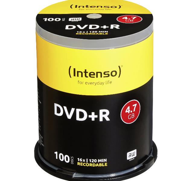 DVD+R 4.7GB 16X SLIM CASE 100PCS.