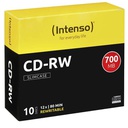 CD-RW 700MB/80 M.12X SLIM CASE 10PCS