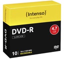 DVD-R 4.7GB 16X SLIM CASE 10PCS