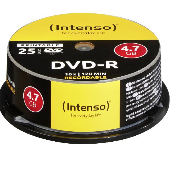 DVD-R 4.7GB 16X SPINDLE PRINT. 25PCS