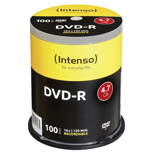 DVD-R 4.7GB 16X SPINDLE 100PCS.