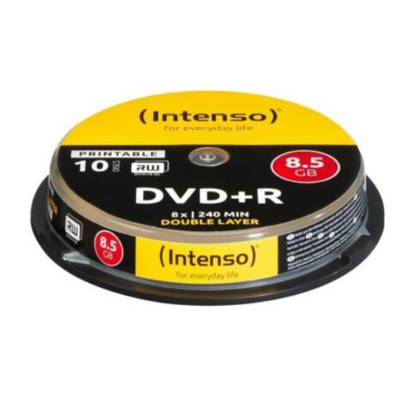 DVD+R 8.5GB 8X SPINDLE 10PCS PRINTAB