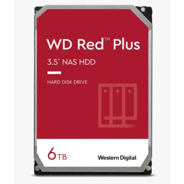 WD RED PLUS  3.5P 6TB 128MB (DK)