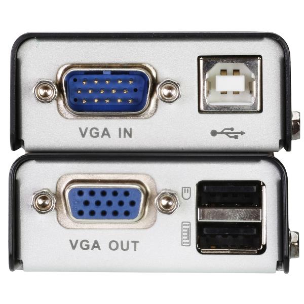 EXT MINI USB VGA KVM (100M) Q20