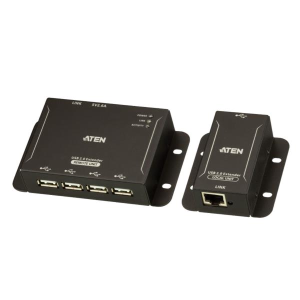 4-PORT USB 2.0 CAT 5 EXTENDER (UP T