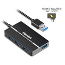 HUB USB3.0 SLIM 4P. 5GBPS ALIM.10W