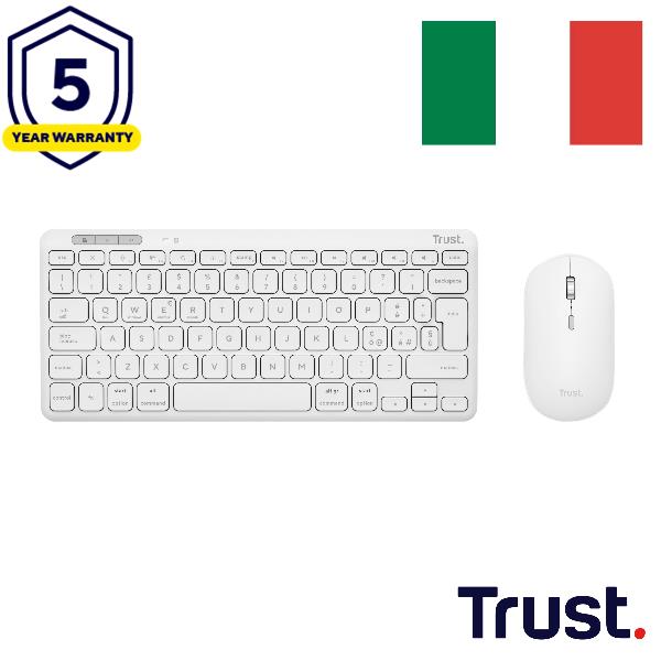 LYRA WL KEYBOARD MOUSE IT WHITE