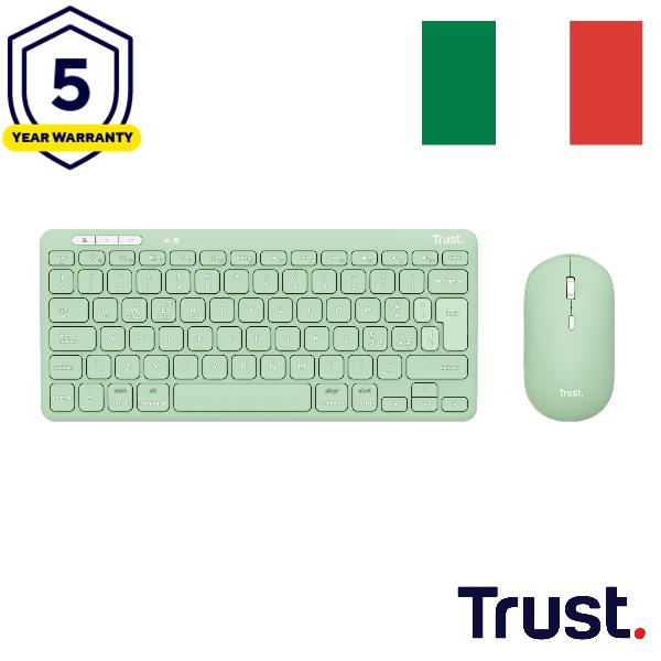 LYRA WL KEYBOARD MOUSE IT GREEN