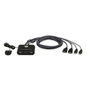 2-PORT USB FHD HDMI CABLE KVM SWITC