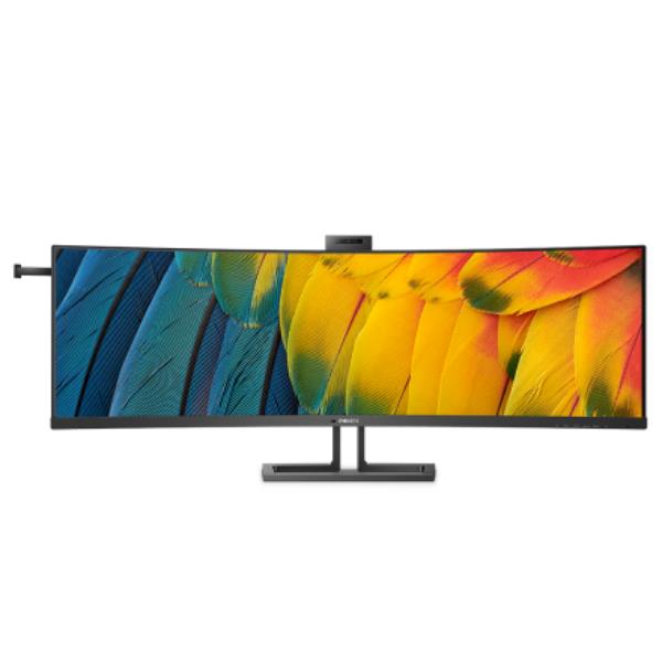 45 CURVED MONITOR WEBCAM