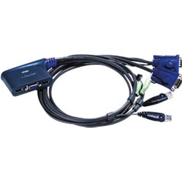 2PORT USB VGA KVM AUDIO Q20