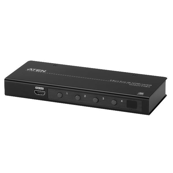 4-PORT TRUE 4K HDMI SWITCH WITH IR