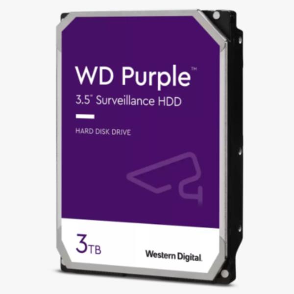 WD PURPLE 3.5P 3TB 256MB S3 (AV)