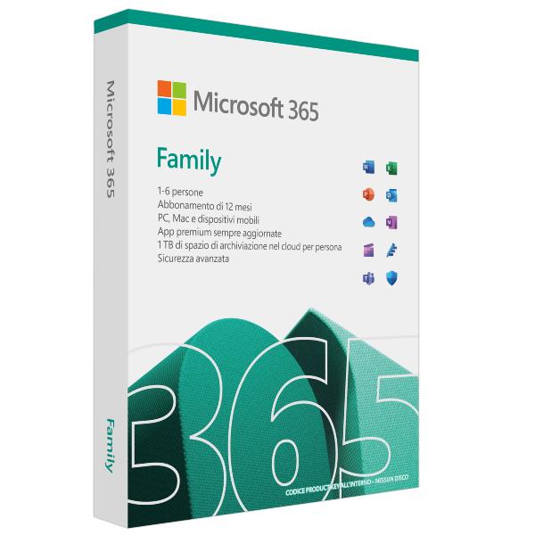 MICROSOFT 365 FAMILY ITA SUB1Y P10