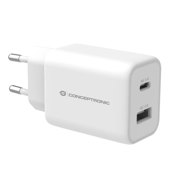 2-PORT 33W USB PD PPS CHARGER, QC 3