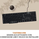 TECHMADE TASTIERA USB QWERTY