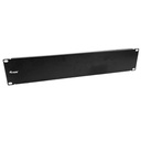 19 BLANKING PANEL 2U , BLACK