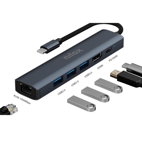 6-IN-1 USB-C DOCK