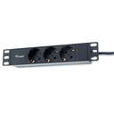 POWER STRIP 3BAY CEE7/4 W. 1,8M CAB