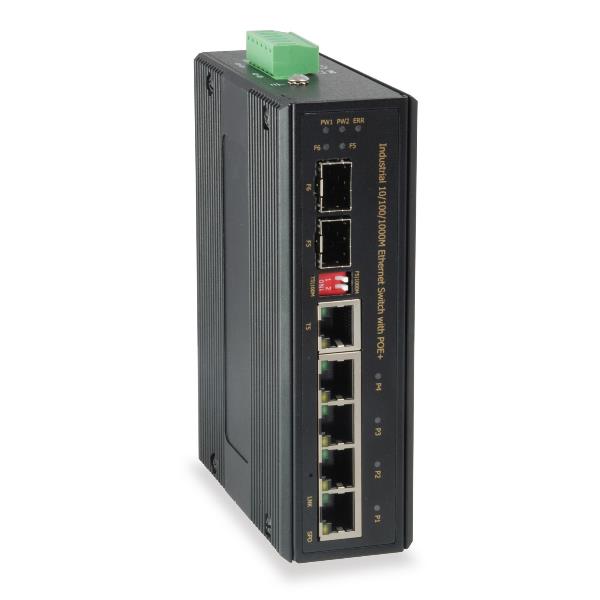 6-PORT GIGABIT POE INDUSTRY.