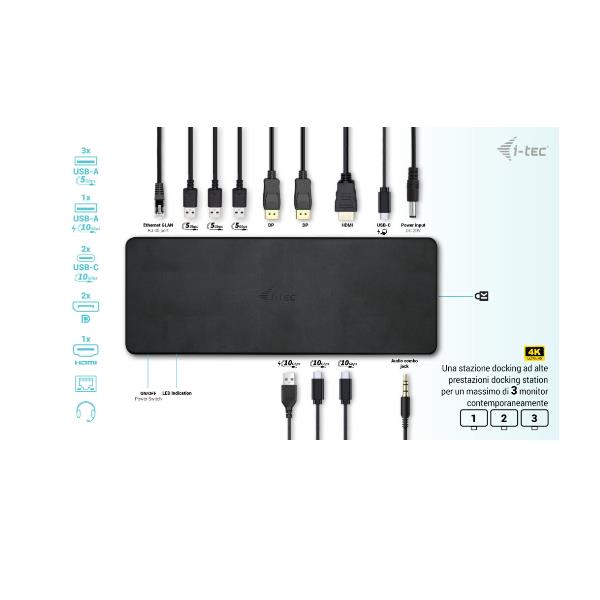 USB-C TRIPLE 4K DISPLAY DOCKING