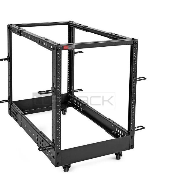 OPEN FRAME RACK 12U BLACK