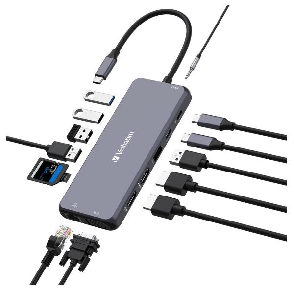 USB C 14 IN 1 HDMI 4K VGA PD 85W