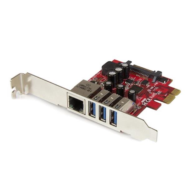 3 PORT/GBE USB3.0 PCIE CARD