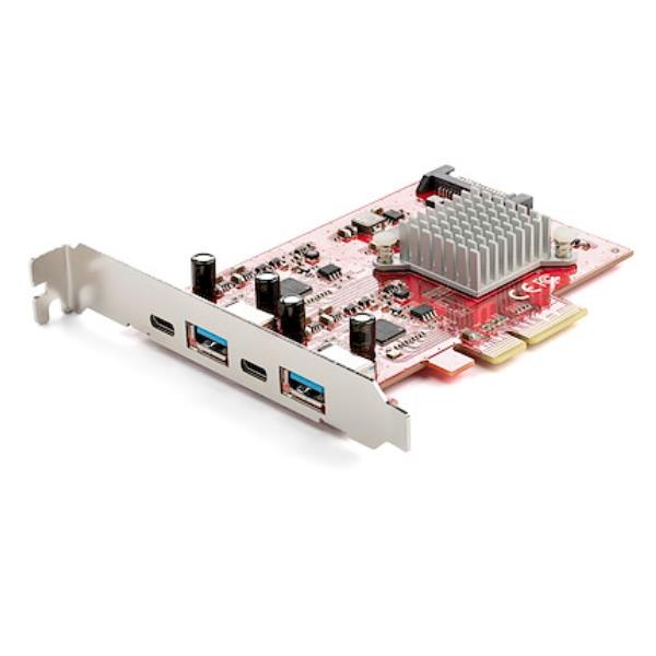 PCIE CARD 2X USB-C 2X USB-A