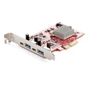 PCIE CARD 2X USB-C 2X USB-A