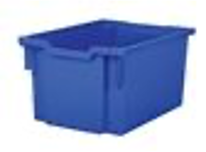 SMALL BLUE POLYPROPYLENE TRAY COMPLETE WITH SLIDING METAL GUIDES DIM.31.2X43X22.5H CM