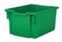 SMALL GREEN POLYPROPYLENE TRAY COMPLETE WITH SLIDING METAL GUIDES DIM.31.2X43X22.5H CM