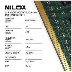 [NXS4L1600M1C11] RAM DDR3L SO-DIMM 4GB 1600MHZ CL11