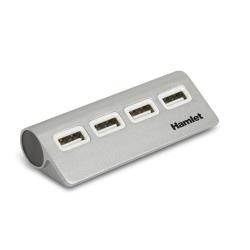 [XHUB4020AL] 4 PORT ALUMINUM USB 2.0 HUB