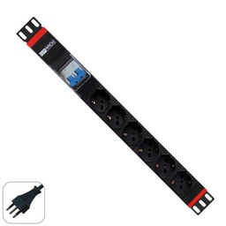 [WPN-PDU-I02-06] MULTIPRESA 1U 6 PRESE UNIVERSALI