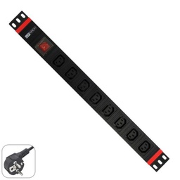 [WPN-PDU-G05-08] MULTIPRESA 1U 8 PRESE IEC C13 (V